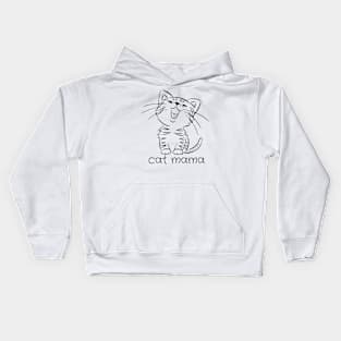 Cat Mama Kids Hoodie